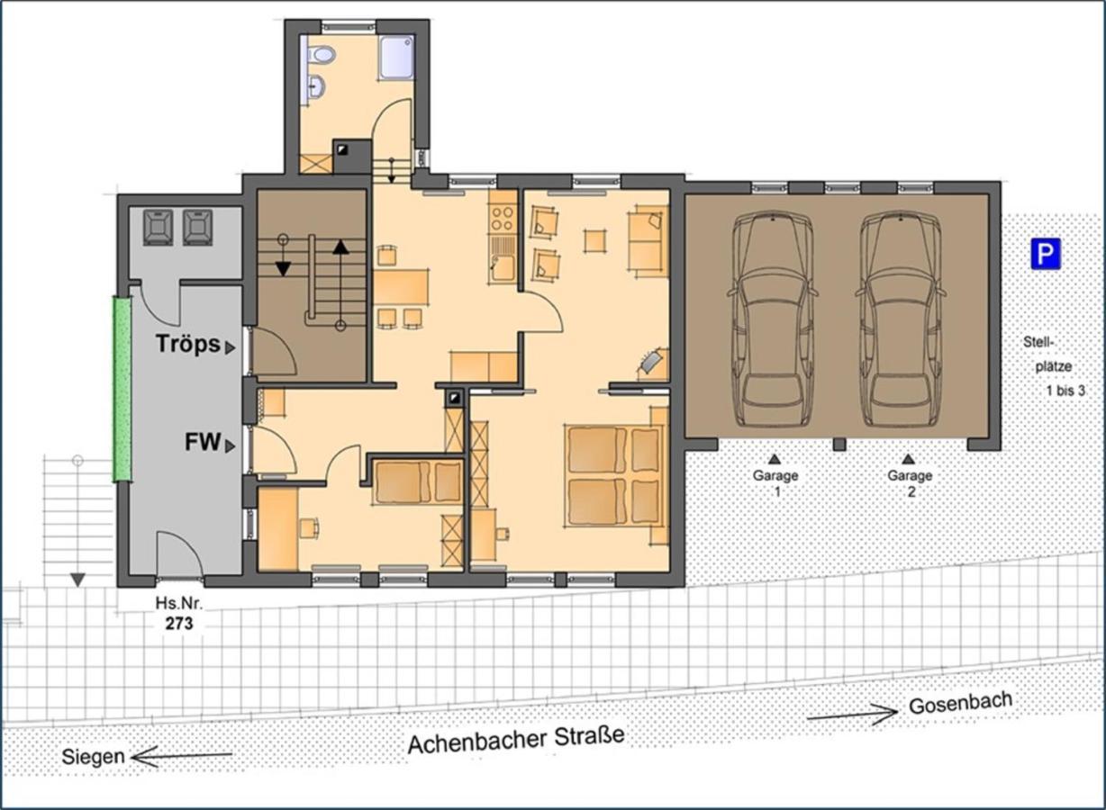 Ferienwohnung Ilse Und Eberhard Troeps Siegen Luaran gambar